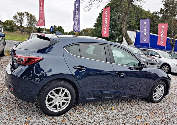 Mazda 3 cena 53900 przebieg: 121000, rok produkcji 2016 z Pieńsk małe 667